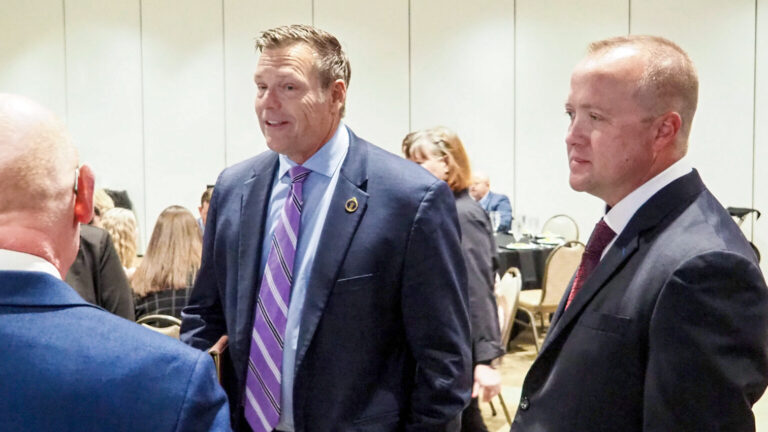 Kobach and Mann clash over crime and immigration
